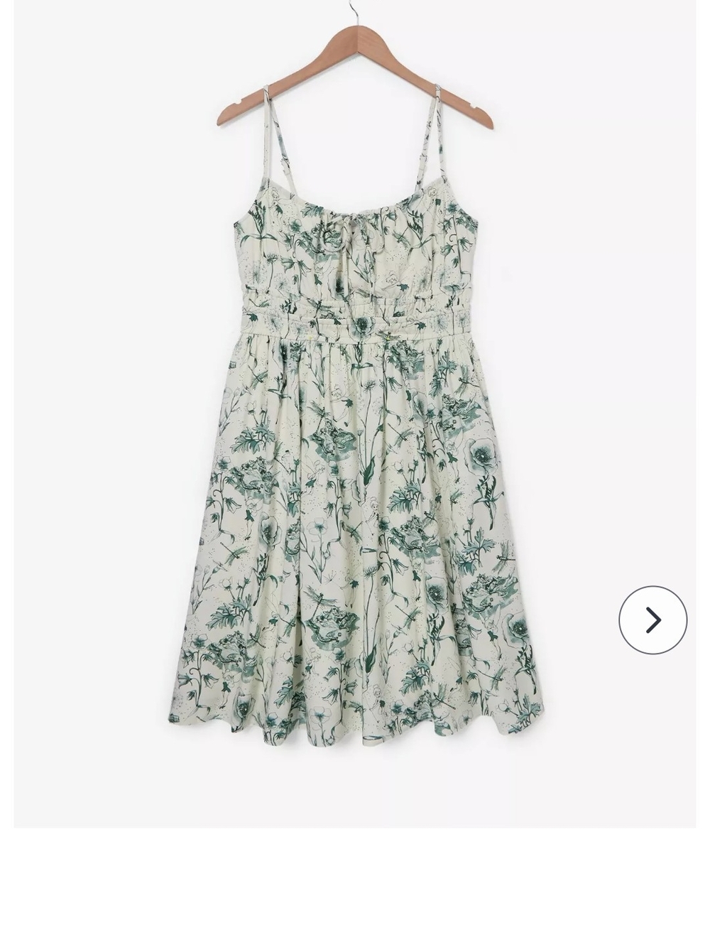 NWT Tinkerbell Floral Dress Boxlunch